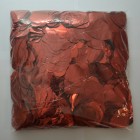 1Kg Brick - Red Hearts Metallic Paper